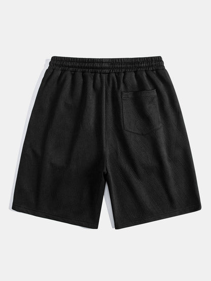 Relax Fit Diamond Jacquard T-Shirt & Diamond Jacquard Shorts
